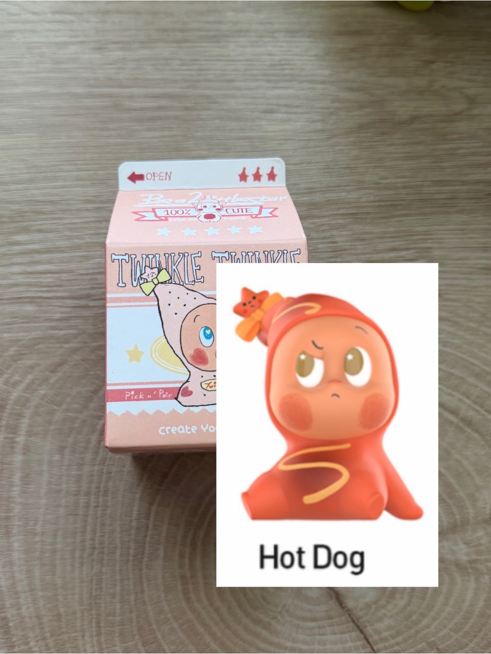 Pop Mart Twinkle Twinkle Create Your Taste Hot Dog Blind Box Figurine